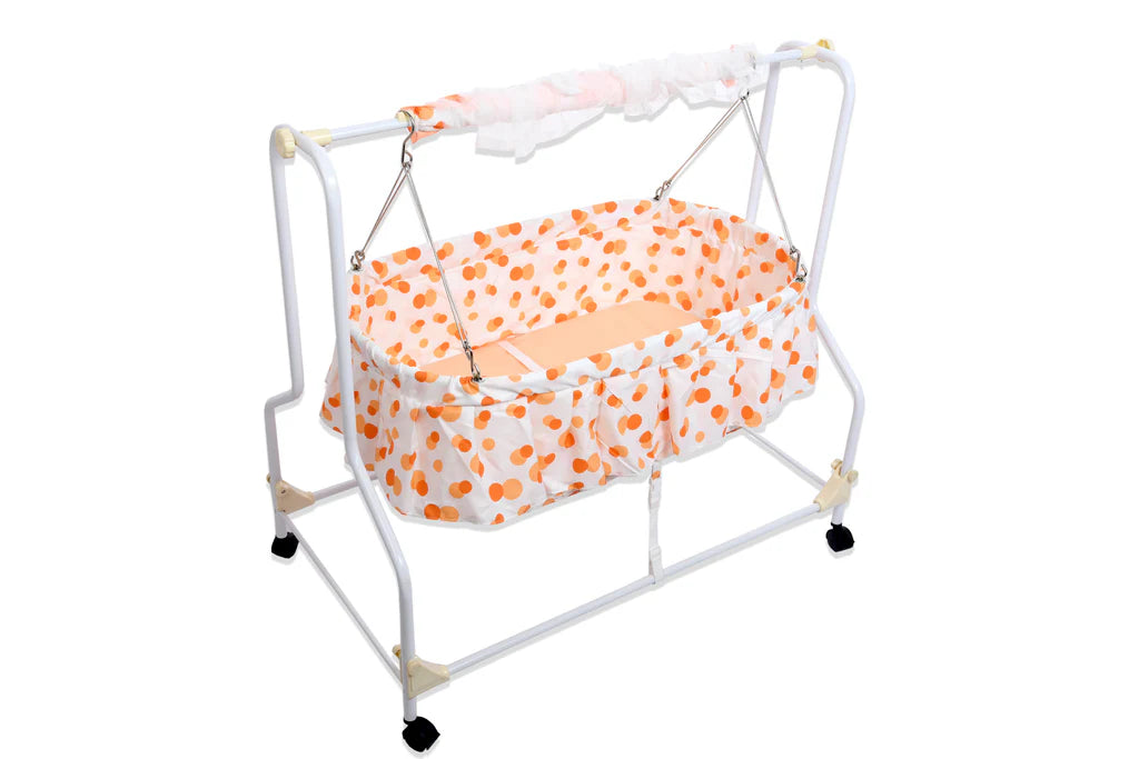 INFANTO Cocoon Baby Cradle | Palna | Jhula | Swing (Print may vary)
