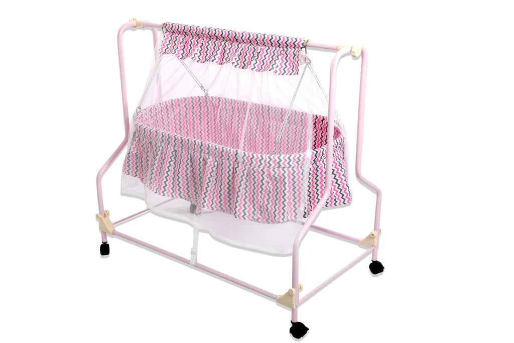 INFANTO Cocoon Baby Cradle | Palna | Jhula | Swing (Print may vary)