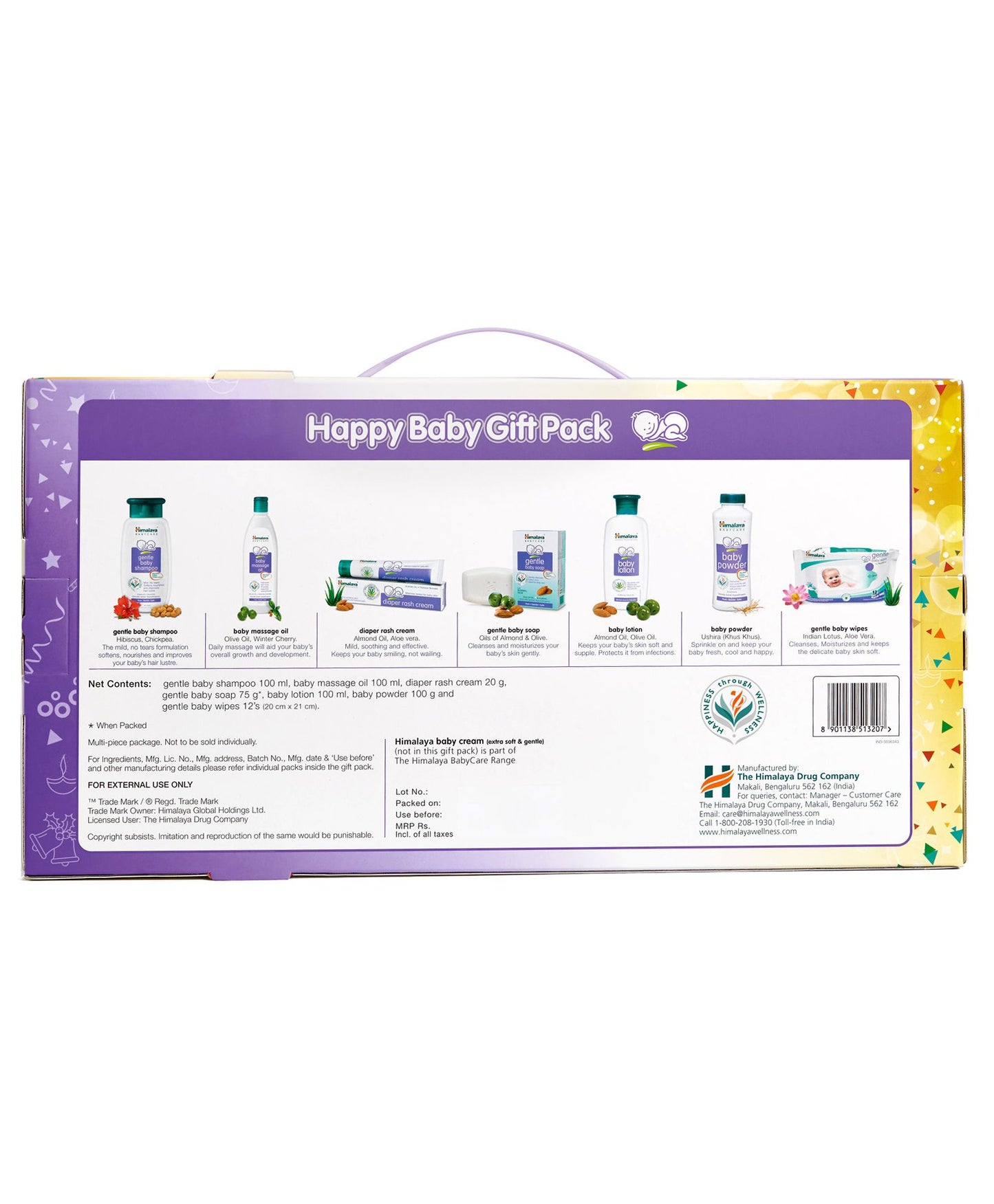 Himalaya Baby Care Gift Pack of 7 With Window Packaging