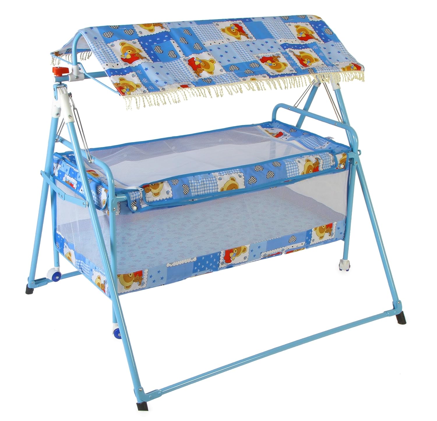 INFANTO 2 in 1 Sleepwell Baby Cradle-DELUXE (Print may vary) CC31 DLX