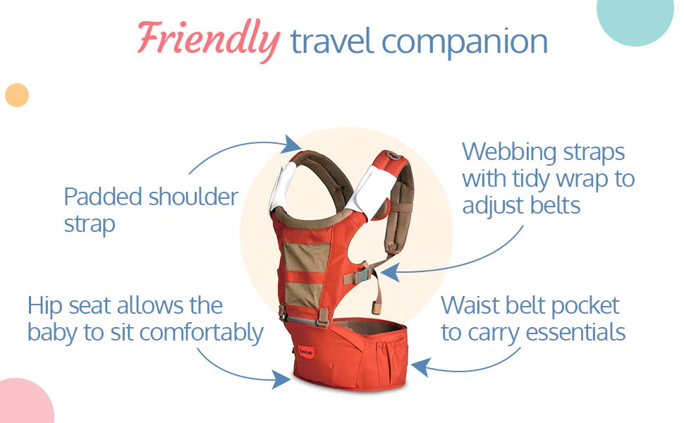Royal Hip Seat Baby Carrier Orange