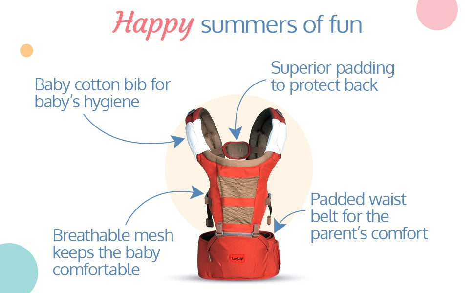 Royal Hip Seat Baby Carrier Orange