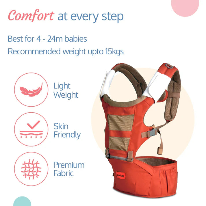 Royal Hip Seat Baby Carrier Orange