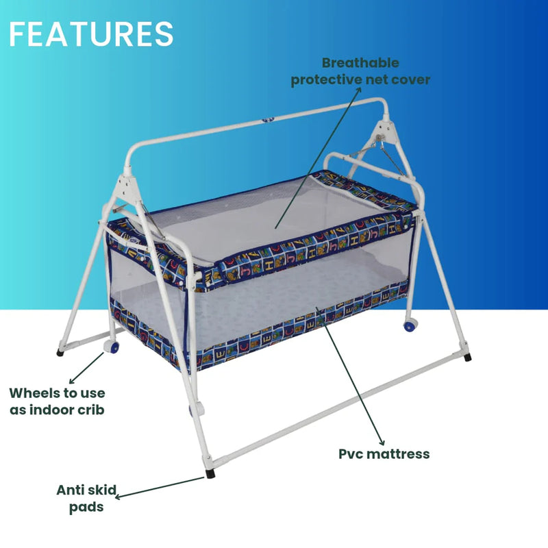 INFANTO 2 in 1 Sleepwell Baby Cradle-STD 031