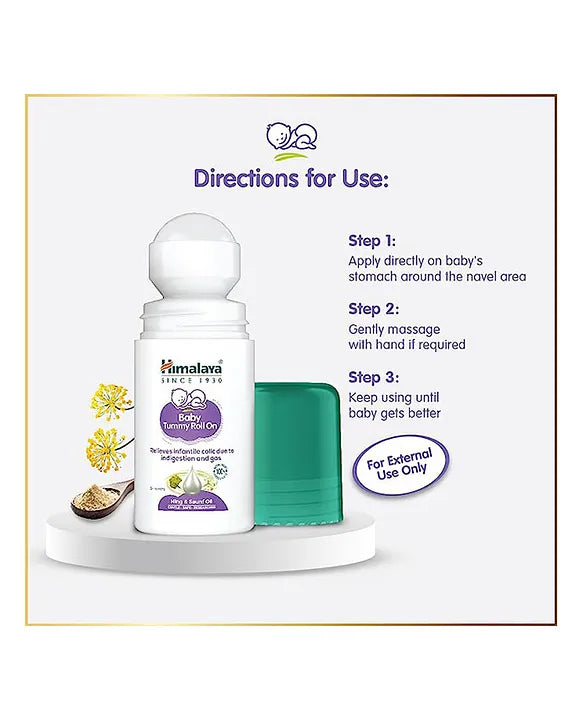 Himalaya Baby Tummy Roll On - 40 ml