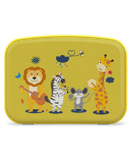 Saregama Carvaan Mini Kids Speaker with Wireless Mic - Blue & Yellow