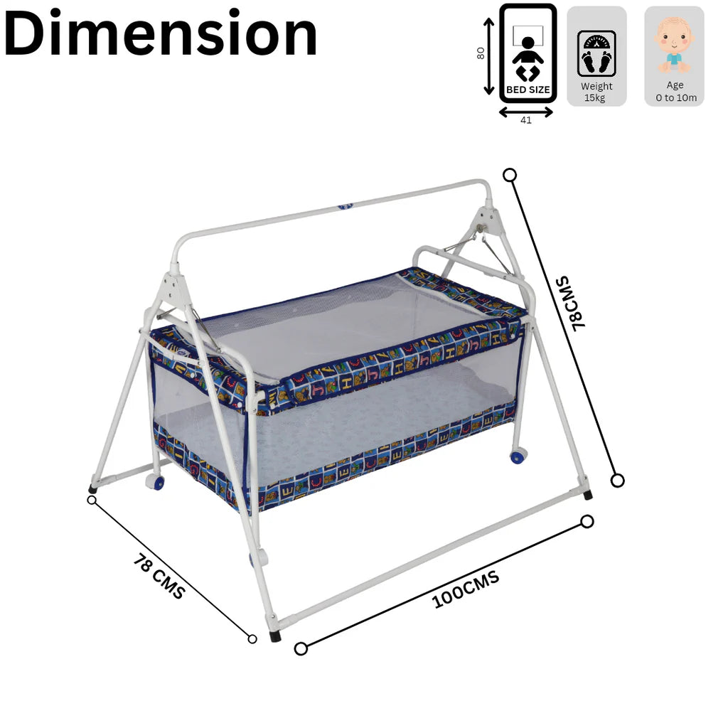 INFANTO 2 in 1 Sleepwell Baby Cradle-STD 031