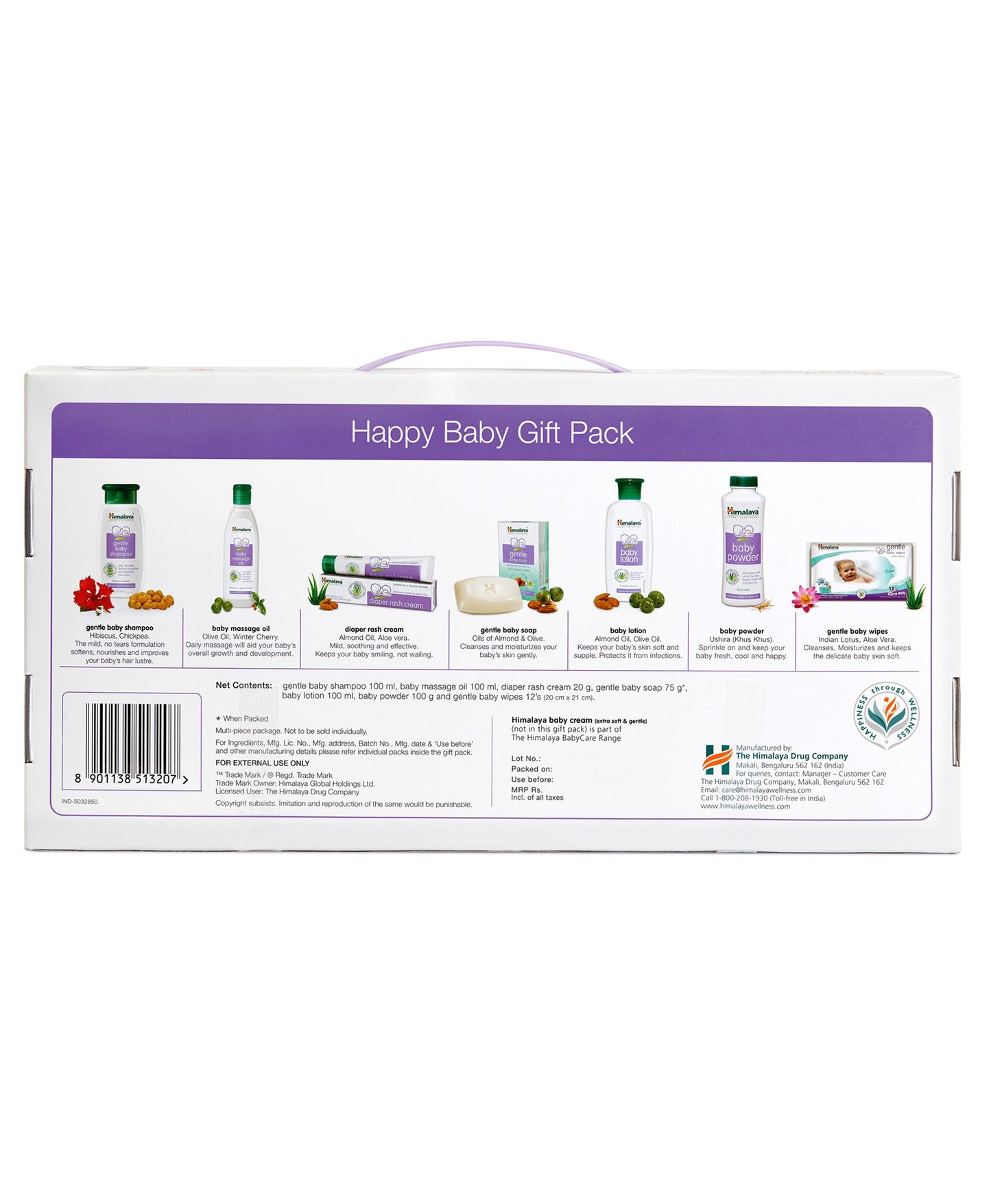 Himalaya Baby Care Gift Pack of 7 With Window Packaging