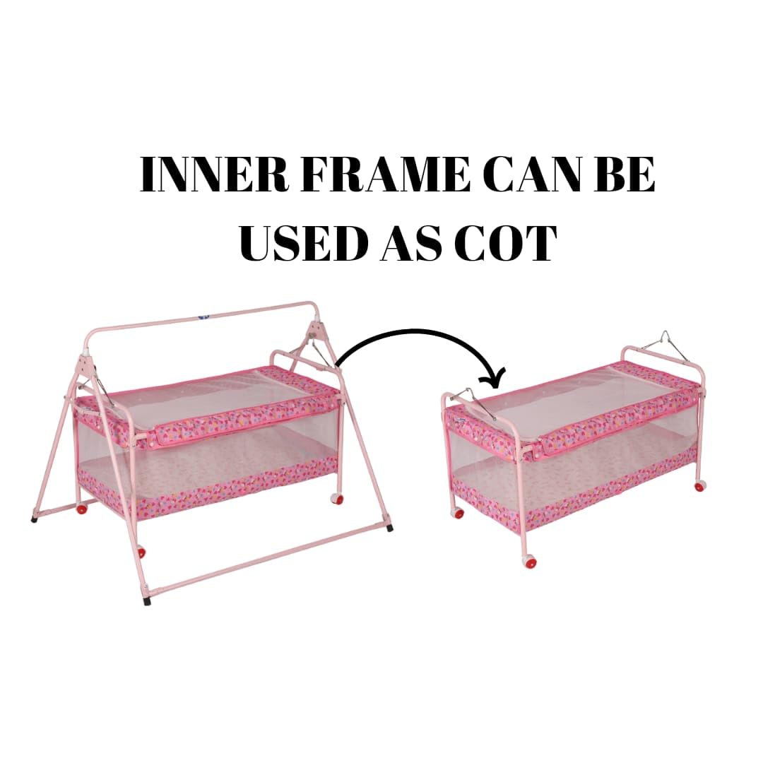 INFANTO 2 in 1 Sleepwell Baby Cradle-STD 031