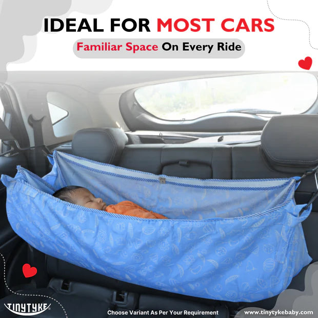 TinyTyke- Travel Friendly Car Cradle Belt System Hangers without Hammock