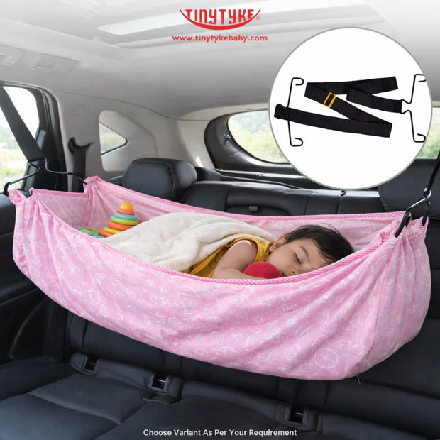 TinyTyke- Travel Friendly Car Cradle Belt System Hangers without Hammock